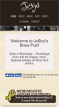 Mobile Screenshot of joboysbrewpub.com