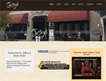 Tablet Screenshot of joboysbrewpub.com